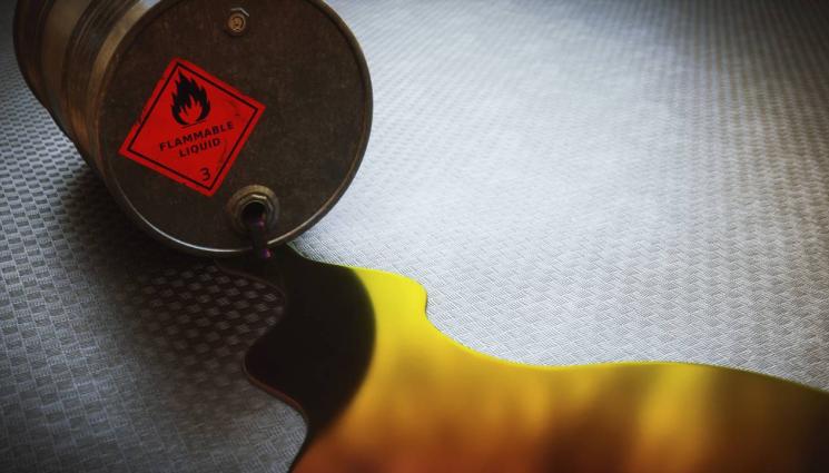 разлив петрол