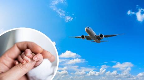 бебе самолет раждане