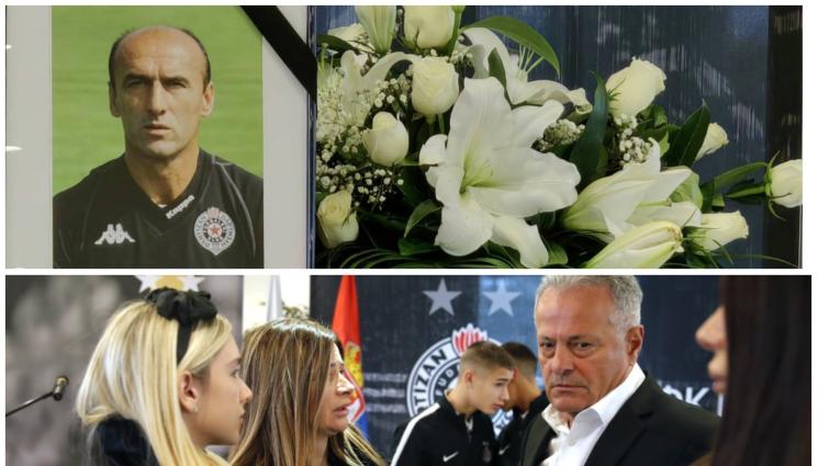 Миодраг Йешич - Стотици се сбогуваха с Миодраг Йешич. Фенове на ЦСКА пътуваха до Белград, Люпко положи венец от името на Гриша Ганчев (СНИМКИ)