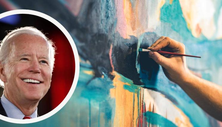 байдън - Оцениха картина на сина на Байдън на 225 000 долара (СНИМКА)