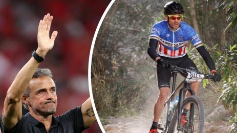 Луис Енрике колоездене