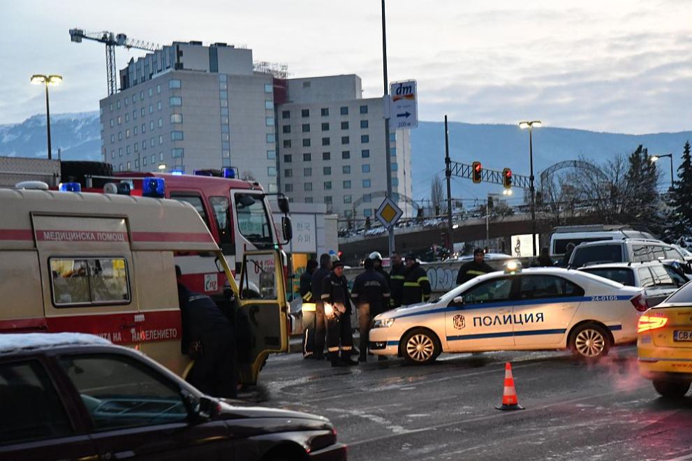 Водачът, причинил катастрофата с 9 коли в центъра на София