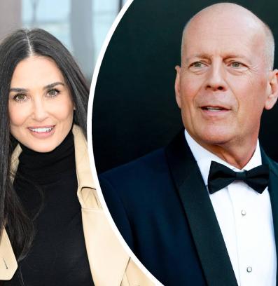 Деми Мур Брус Уилис