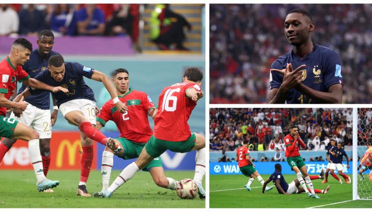 Франция Мароко - И Франция е на финал! „Петлите“ ще защитават титлата си срещу Аржентина