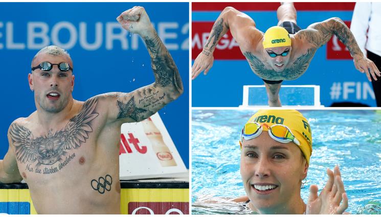 Кайл Чалмърс Ема Маккиън Австралия плуване 100 метра - 