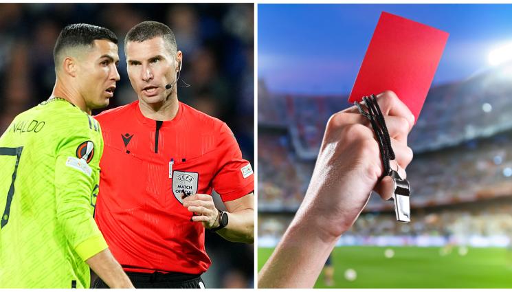 Кабаков Роналдо рефер рефери - Червен картон за съдия №1!