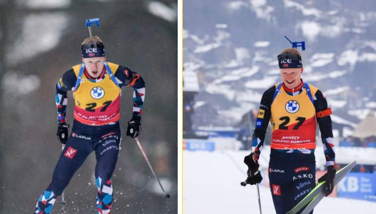 биатлон - Норвежки триумф в мъжкия спринт в биатлона във Франция, слаба стрелба провали българите