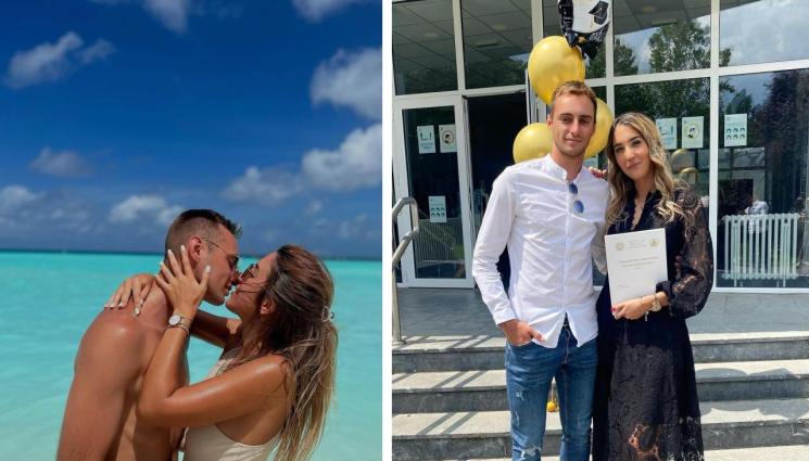 Лазар Туфегджич Леа Золнаич - Халф на ЦСКА заведе гаджето на Малдивите