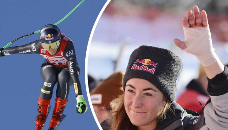 София Годжа - Годжа няма спирка, спечели спускане със счупени пръсти