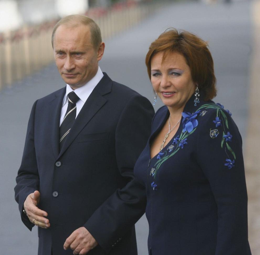  Путин и Людмила 