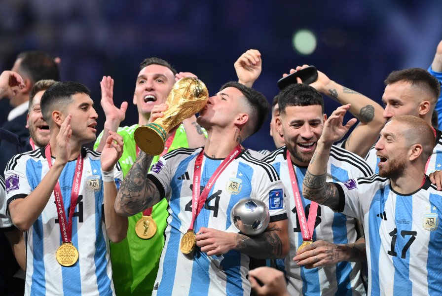 Радостта на аржентинските национали с Купата1