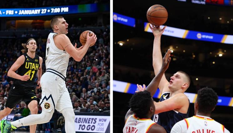 Никола Йокич - Невероятен Йокич при победата на Денвър над Шарлъ, наниза 40 точки и овладя 27 борби