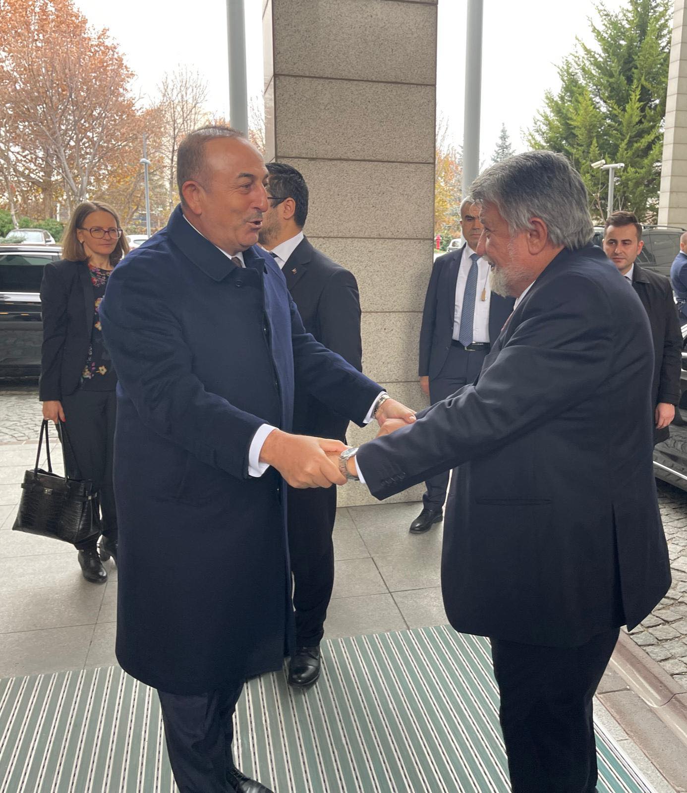 Рашидов и министъра на външните работи на Турция