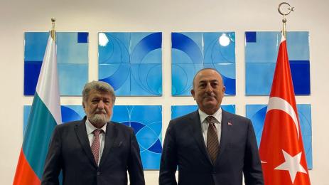 Рашидов и министъра на външните работи на Турция