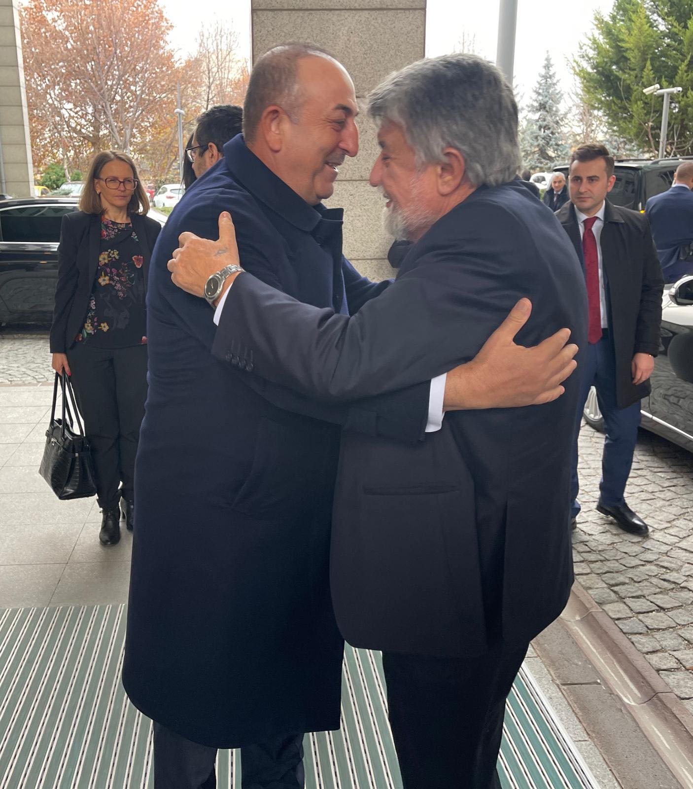 Рашидов и министъра на външните работи на Турция