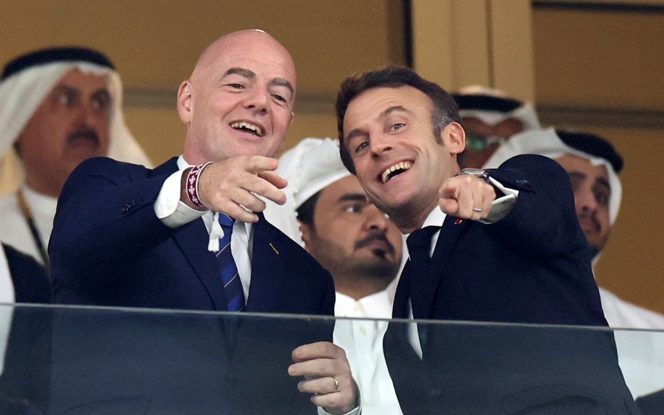 Макрон похарчил луди пари, за да подкрепя Франция в Катар