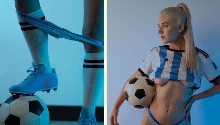 Ева Елфи - Секси Ева свали гащи за Аржентина