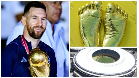 Лео Меси стъпала Маракана