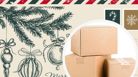 поща колет Коледа