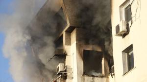 Пожар в жилищна сграда в квартал Лозенец в София Не