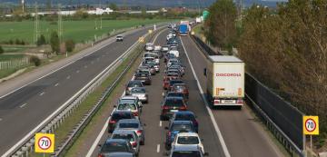 <p>България път магистрала задръстване коли</p>