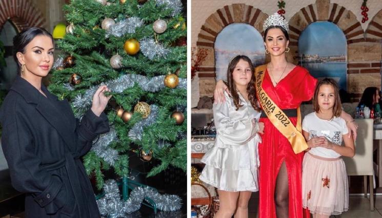 Оксана Желяпова - ПРЕДКОЛЕДНО: Мисис България кичи кметската елха