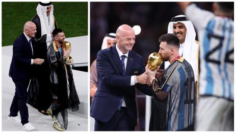 Меси Инфантино Катар финал