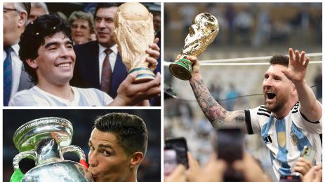 Меси Марадона Роналдо