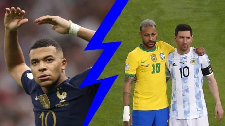 Неймар Меси Мбапе