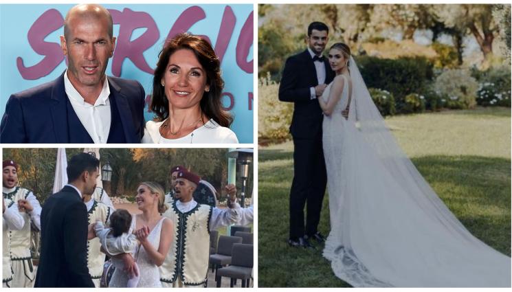 Зинедин Зидан Вероник Енцо Зидан сватба - Зидан луд по жена си и след 30 г. брак