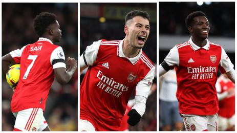 Сака Мартинели Нкетия Арсенал