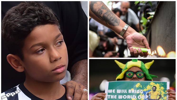 Пеле почит Бразилия - Светът се прощава с Пеле на стадиона на Сантос