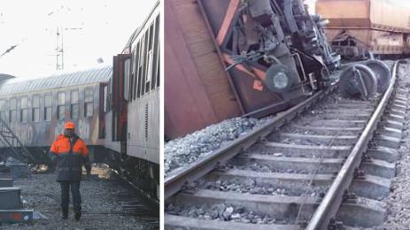 влак дерайлирал