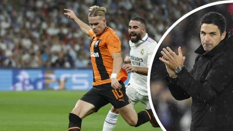 Михайло Мудрик Микел Артета