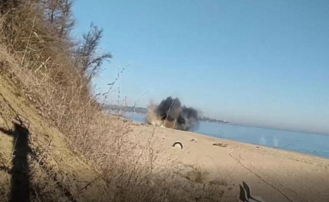 Морска мина се взриви близо до кей в Румъния