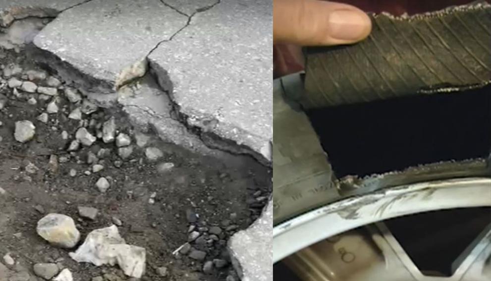 Огромни дупки пукат гумите на шофьори на междуградски път в