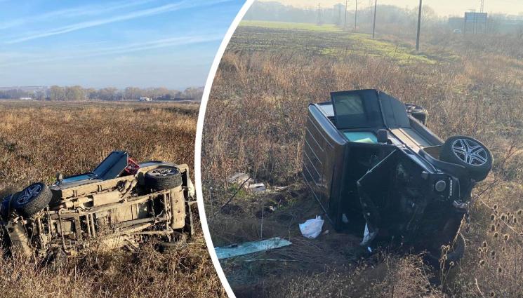 G класа катастрофа - В КАНАВКАТА: Мастит бизнесмен обърна G-класа