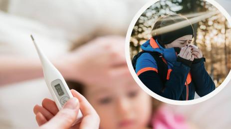 грип деца