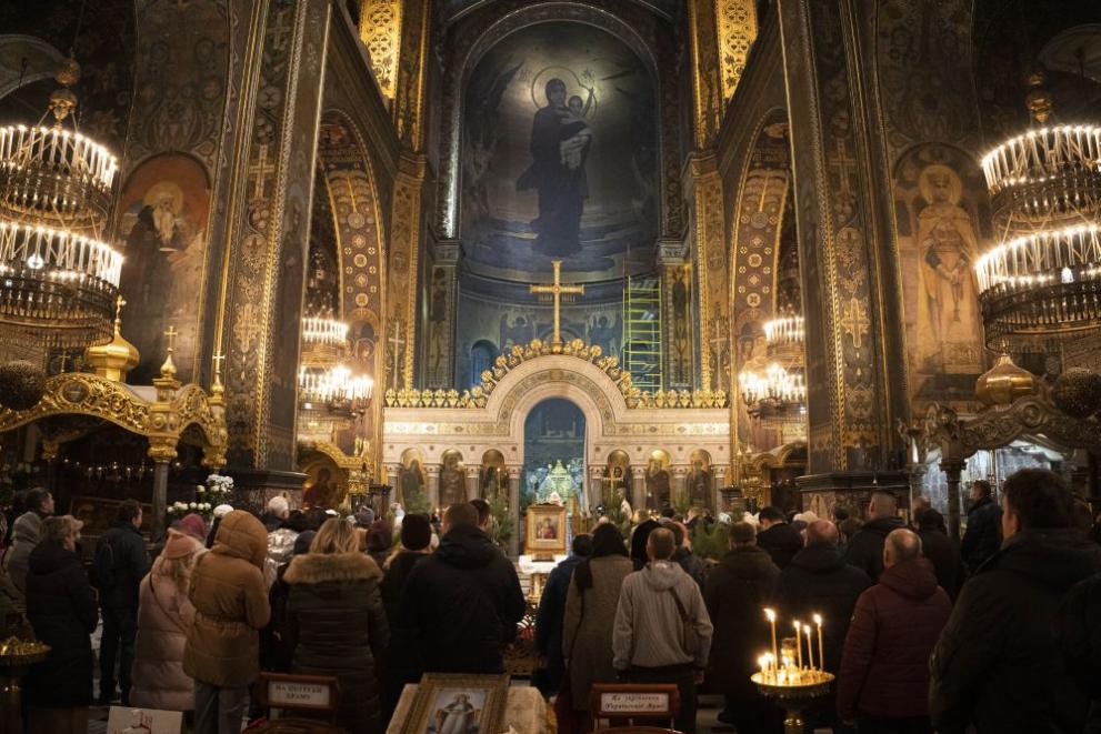 Коледа Украйна черква 