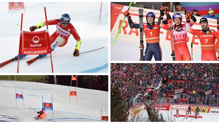 ски алпийски мъже - Марко Одермат безкомпромисен на домашната писта в Аделбоден пред близо 20 000 фенове