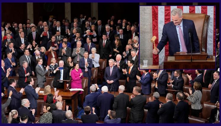 s - След седмица пазарлъци, от 15-ия опит: Камарата на представителите в САЩ си избра председател