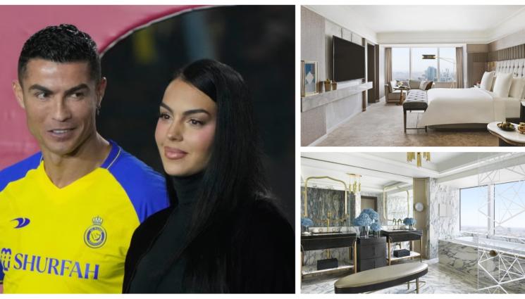 Кристиано Роналдо - Роналдо си нае апартамент със 17 стаи в луксозен хотел в Рияд