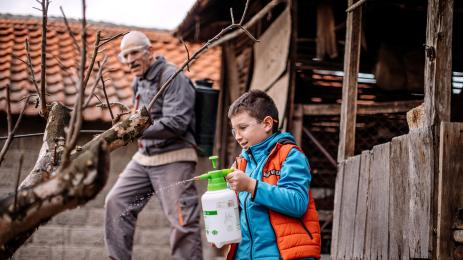 пръскане овошки