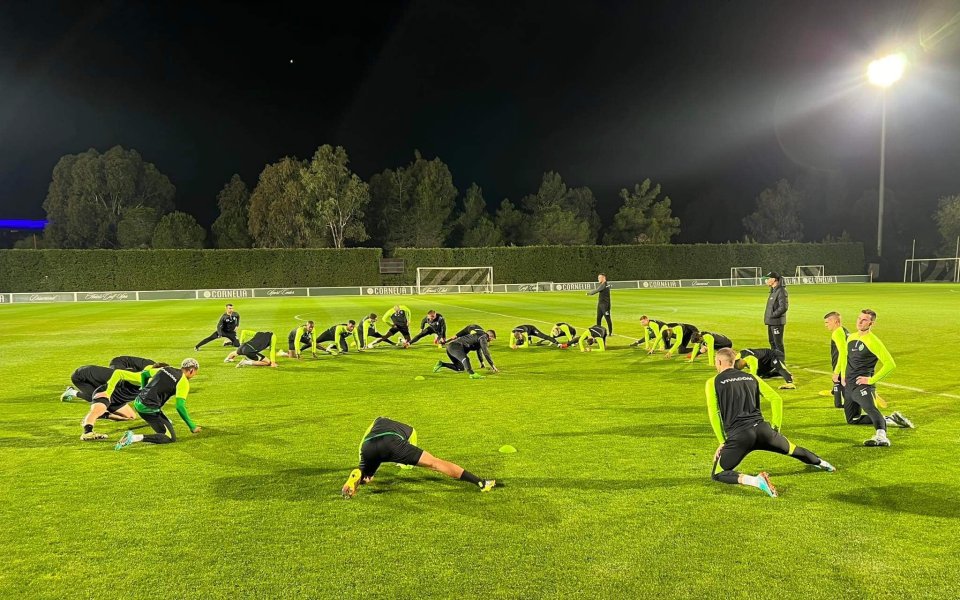 Лудогорец с първа тренировка на турска земя