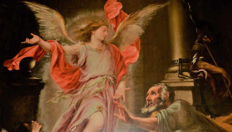 ангел Свети Петър - ЧУДЕСА И ВЯРА: Ангел скъсал оковите на Свети Петър