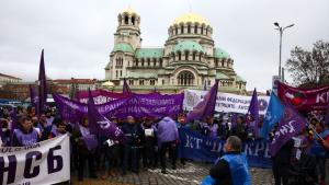 протест въглища