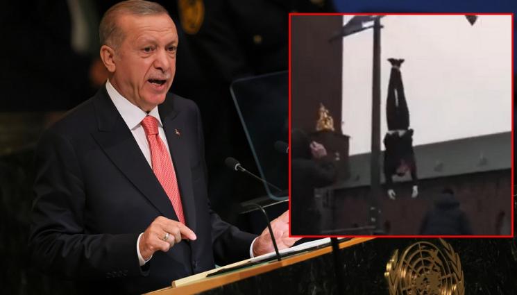 a - СКАНДАЛ МЕЖДУ ШВЕЦИЯ И ТУРЦИЯ: Обесиха чучело на Ердоган в Стокхолм (ВИДЕО)