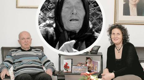 Евтим Евтимов със съпругата си Романьола Мирославова