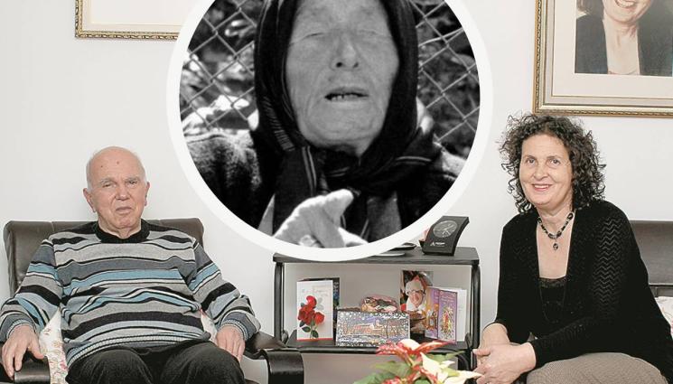 Евтим Евтимов със съпругата си Романьола Мирославова - Евтим Евтимов питал Ванга за Господ