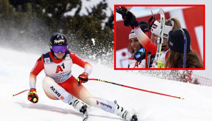 ски алпийски жени - Олимпийската шампионка Бехрами триумфира в супергигантския слалом в Санкт Антон